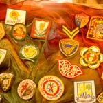 Monogramas  bordado plano o grueso,con corte láser,forro y reborde